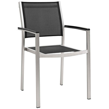 Shore 9 Piece Outdoor Patio Aluminum Dining Set by Modway