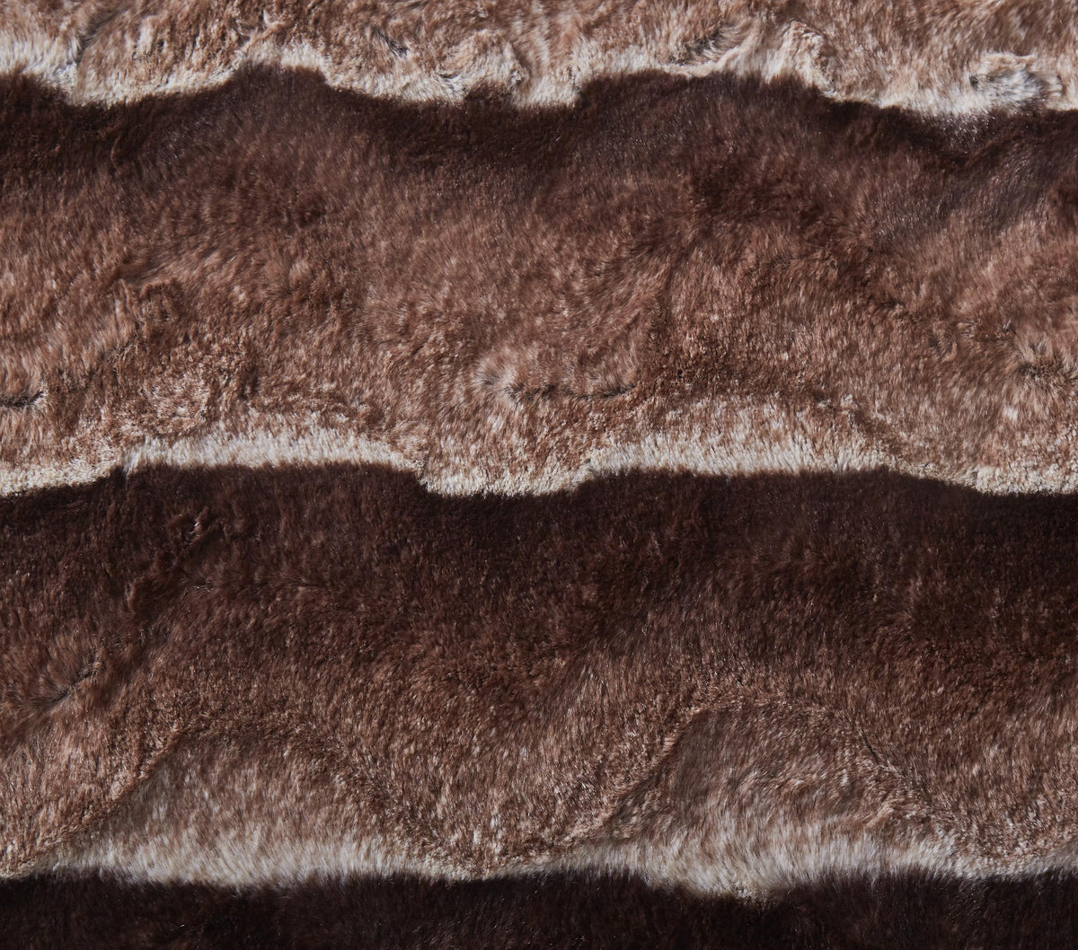 Tache Golden Brown Faux Fur Sherpa Throw Blanket (DY01)