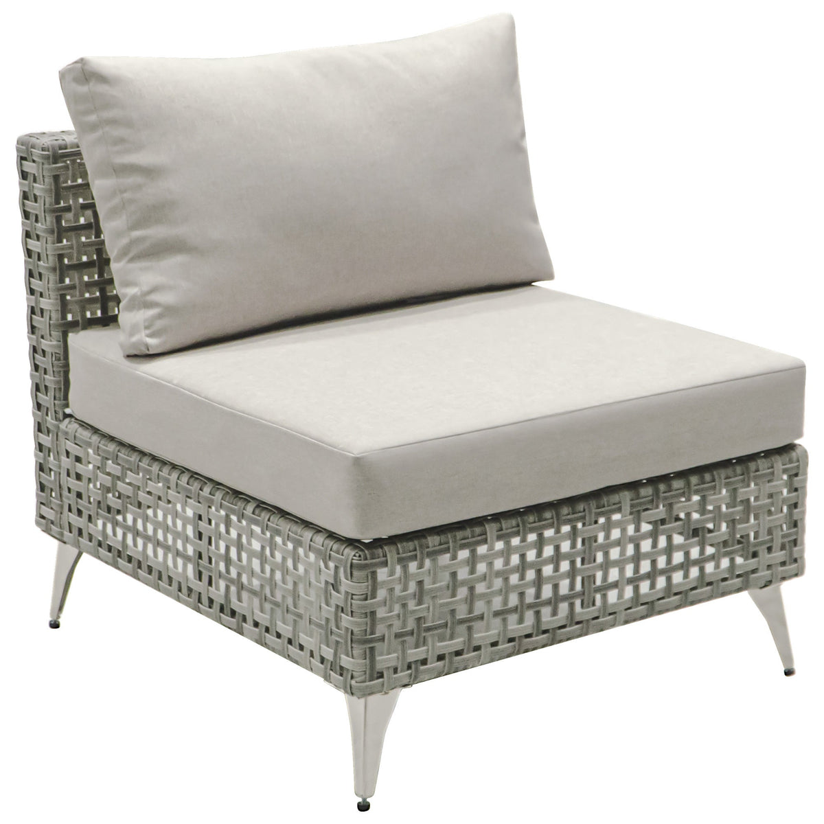 Outdoor Patio Set with Fire Pit Table Rattan Gray 8 Piece 60000 BTU